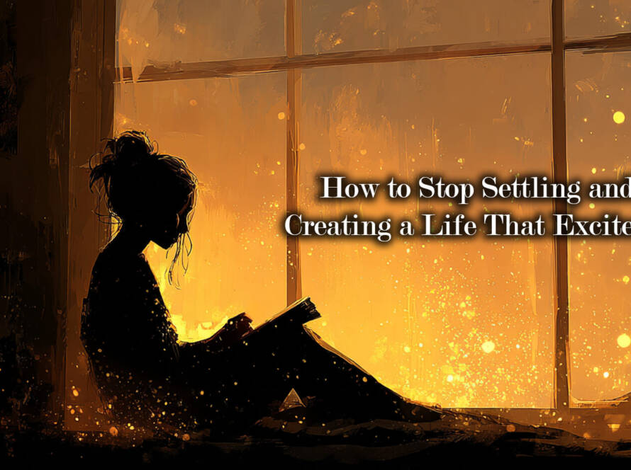 How to Stop Settling and Start Creating a Life That Excites You